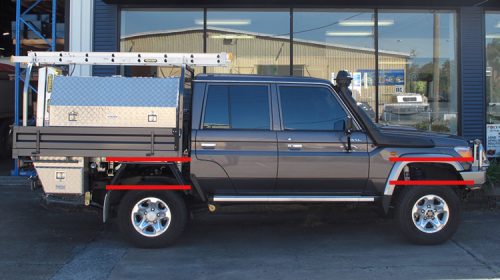 Toyota Landcruiser 70 Series Dual Cab Lift Kit