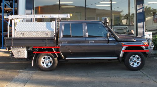 Toyota Landcruiser 70 Series Dual Cab Lift Kit